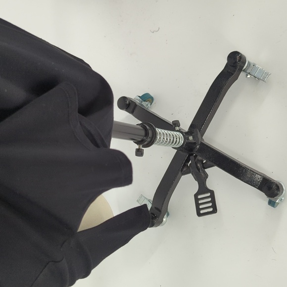 Eileen Fisher Mock Neck Jersey Knit Tunic Dress Black PM preppy minimalist - Picture 4 of 6